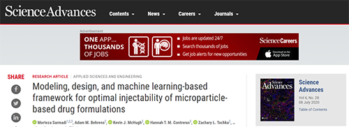 近日麻省理工大学的研究人员开发出一种计算模型，可以帮助改善注射类微粒制剂的可注射性并防止堵塞。